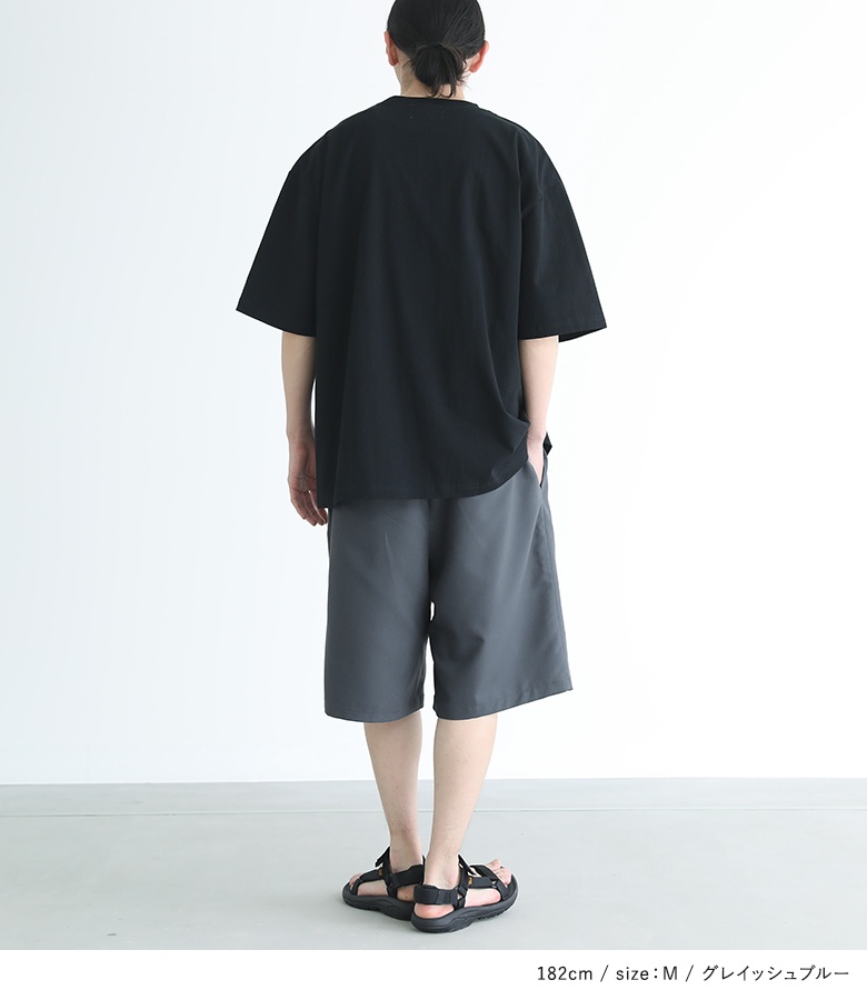 osharewalker（オシャレウォーカー） ハーフパンツ メンズ 春 夏 黒