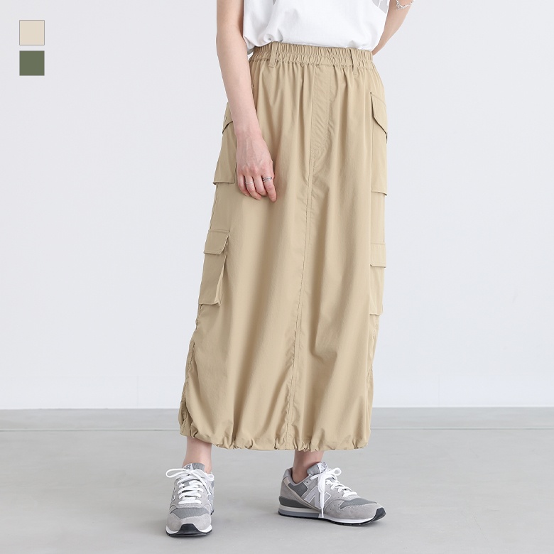 大人OK! IL GUFO ★ White アブストラクト柄 綿スカート★12-14Y REAL STYLE（ファッション） フレアスカート レディース ロング