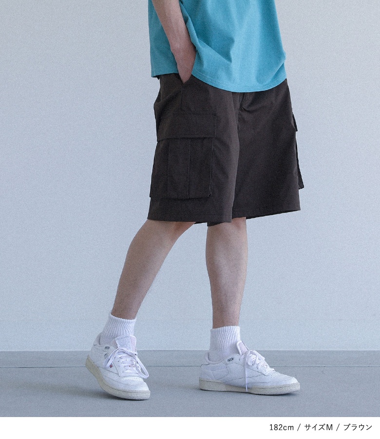 カーゴショーツ メンズ ボトムス パンツ ハーフパンツ カーゴパンツ イージーパンツ 半ズボン カーゴポケット ポケット 夏 「メール便可」「10」 | osharewalker | 11
