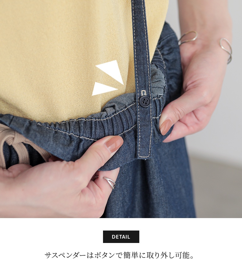 デニム パンツ レディース 春 夏 S〜3L ...の詳細画像3