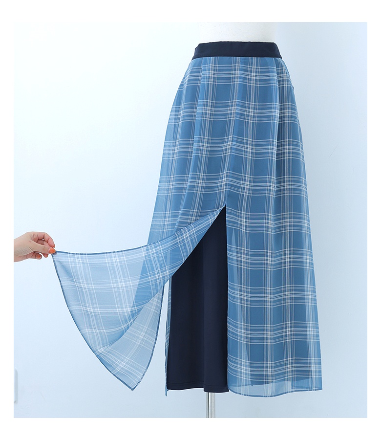 ワイドパンツ 冷感 涼しい レディース 夏 春 50代 40代 黒 S〜3L シアー チェック柄 体型カバー 大きいサイズ オシャレウォーカー「メール便不可」「20」 | osharewalker | 18