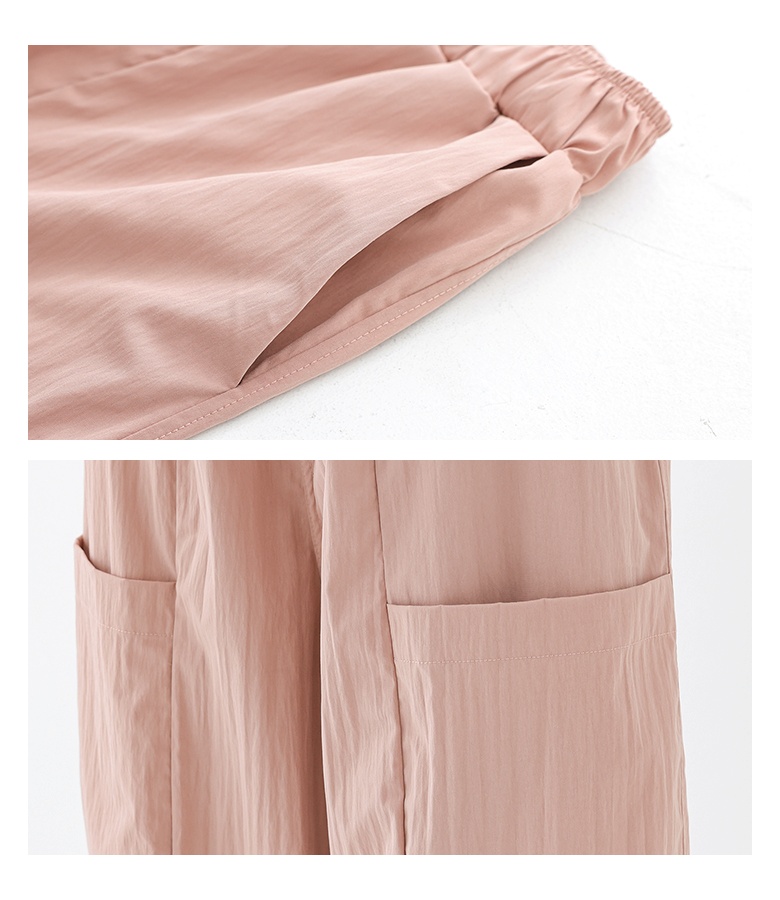 パンツ レディース ボトムス ストレートパンツ バルーンシルエット ロングパンツ 裾ドロスト 2way ポケット 春 夏 オシャレウォーカー「メール便不可」「20」 | osharewalker | 17