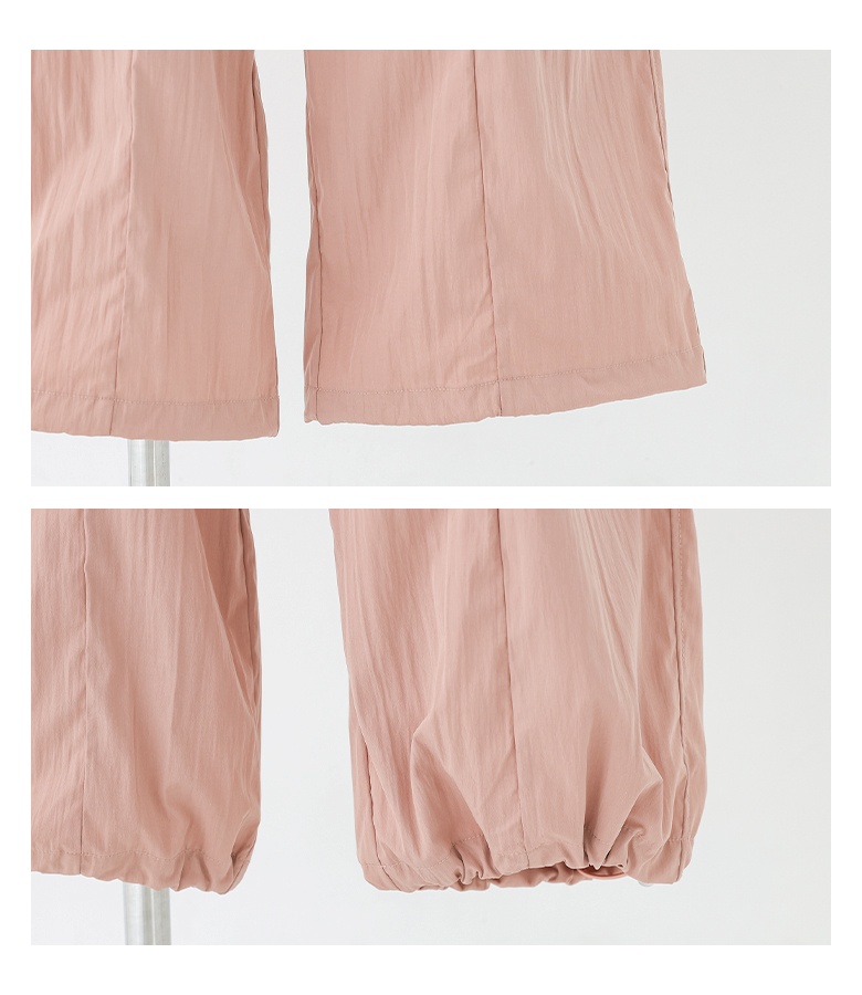 パンツ レディース ボトムス ストレートパンツ バルーンシルエット ロングパンツ 裾ドロスト 2way ポケット 春 夏 オシャレウォーカー「メール便不可」「20」 | osharewalker | 18