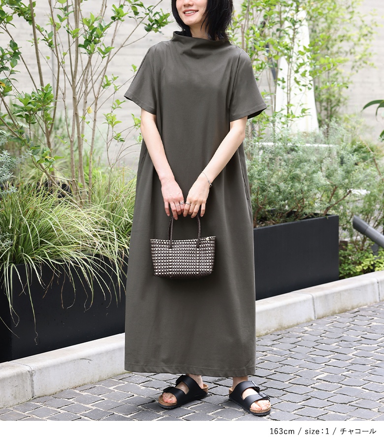 osharewalker ワンピース レディース 夏 半袖 ワンピ ロング