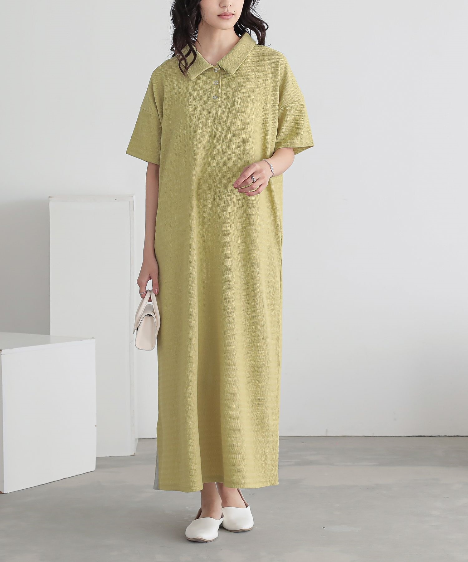 osharewalker ワンピース レディース 夏 半袖 カットソー