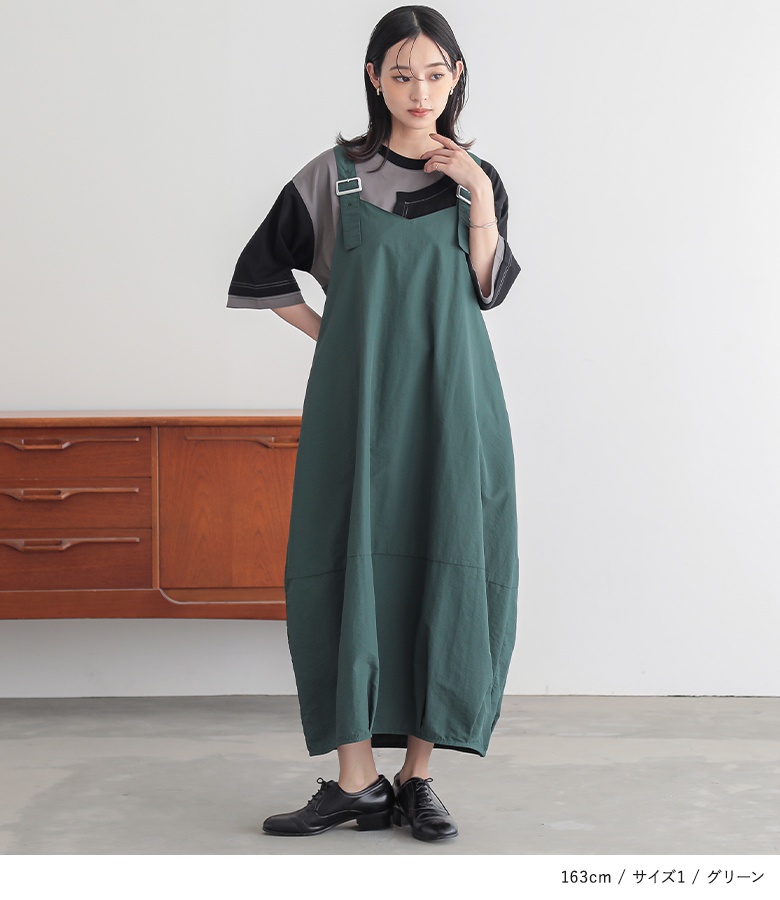 osharewalker ジャンパースカート レディース ジャンスカ