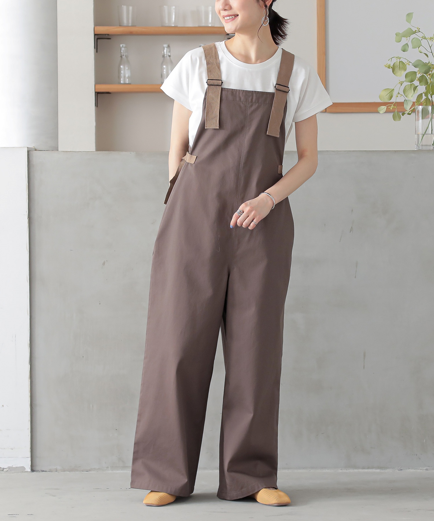 osharewalker（オシャレウォーカー） サロペット パンツ レディース 春