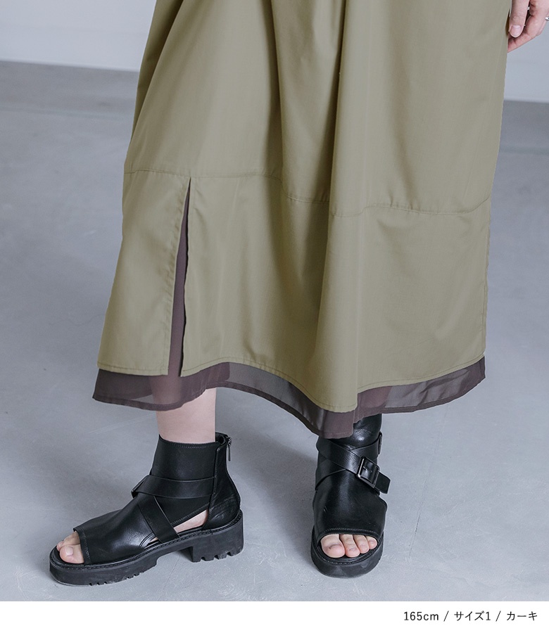 ワンピース レディース 半袖 ロング シャツワ...の詳細画像4