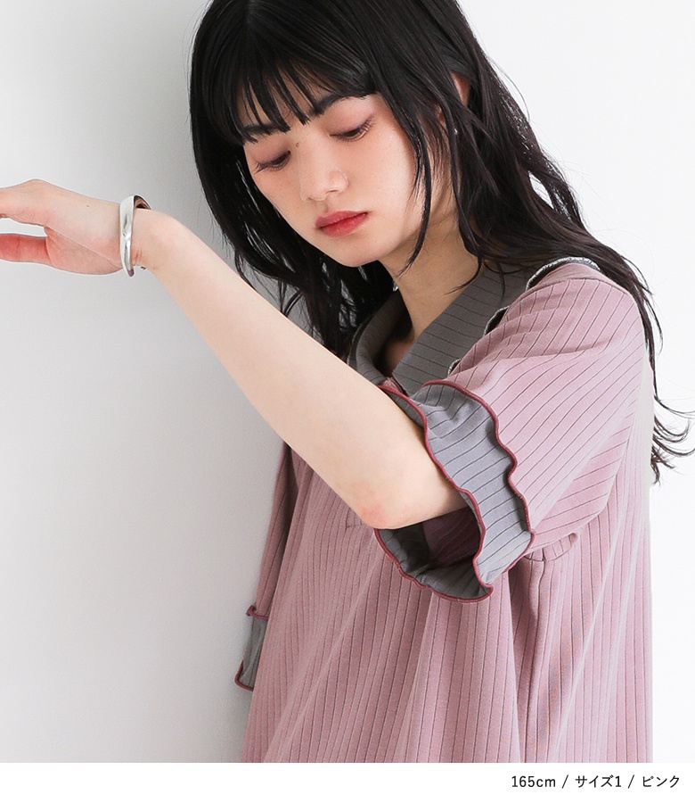 ワンピース レディース 夏 きれいめ ドレス ロング丈 半袖 ポロワンピ リブ メロー 襟付き 春 「メール便不可」「30」 | osharewalker | 11