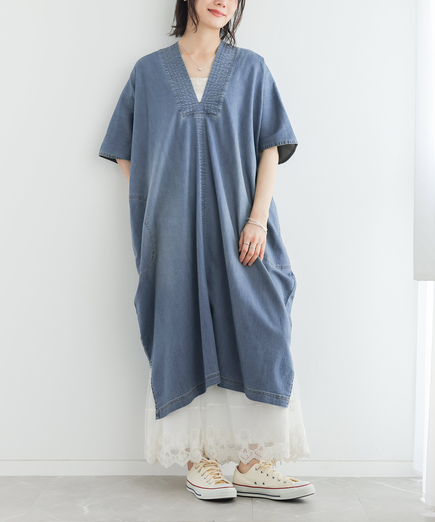 osharewalker（オシャレウォーカー） ワンピース 半袖 接触冷感 UV