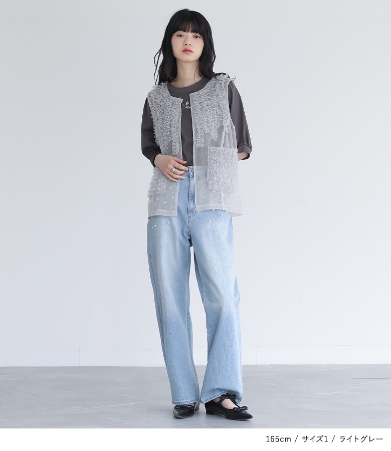 美品✨ na.e ナエ ウール ジレ ベスト フード レディース 韓国 リアルスタイル REAL STYLE ベスト レディース ワイド トップス