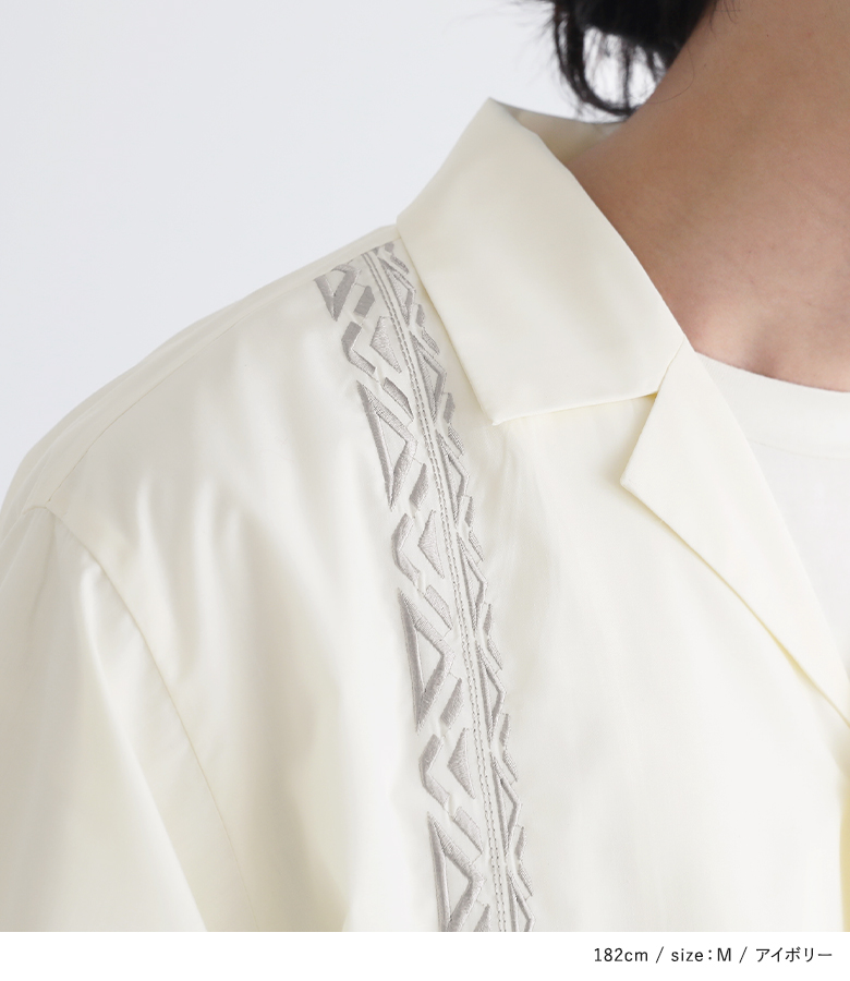 カジュアルシャツ トップス メンズ 夏 半袖 ...の詳細画像2