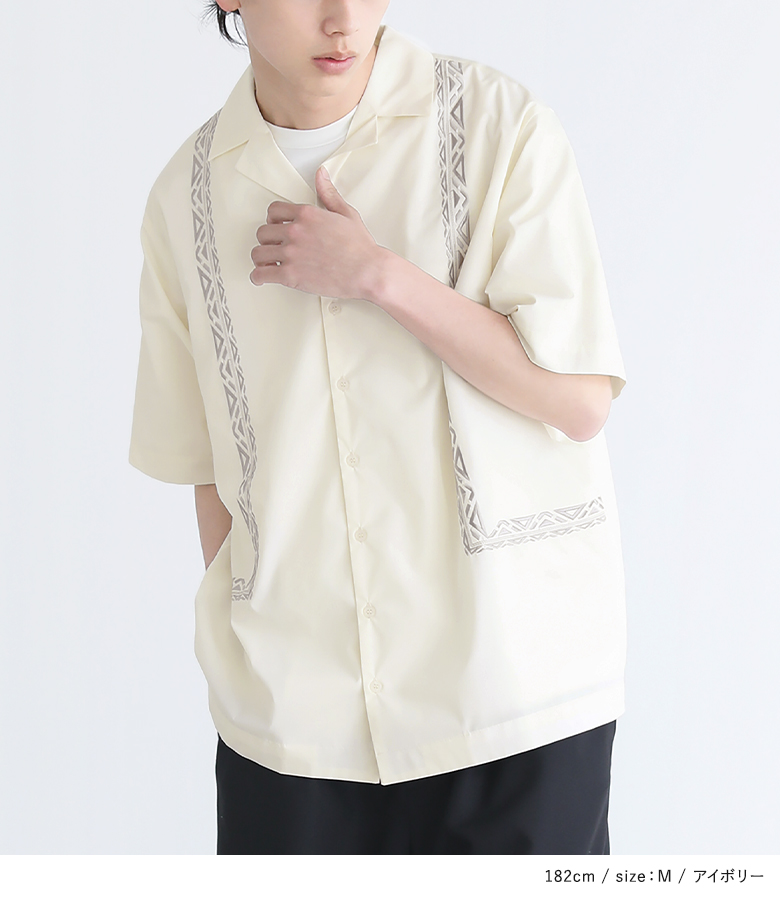 カジュアルシャツ トップス メンズ 夏 半袖 ...の詳細画像5