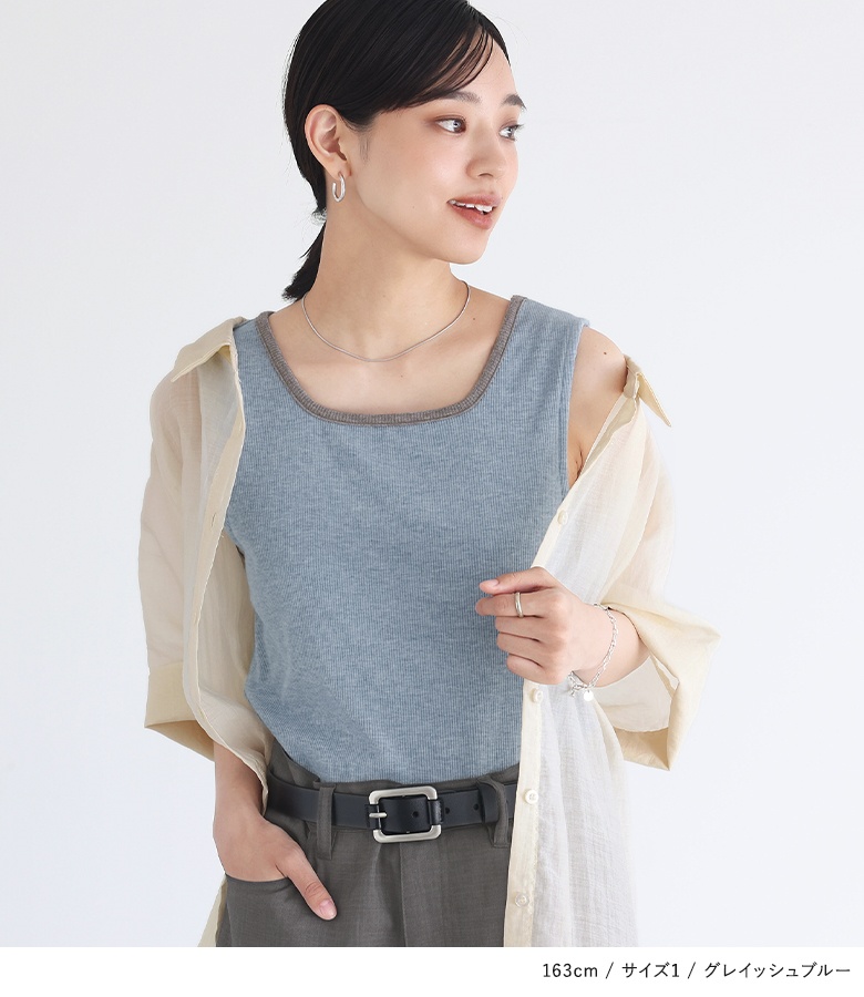 Diesel クロスストラップ タンクトップ S グレー 新品未使用 タグ付き feepur（フェピュール） タンクトップ ノースリーブ パイルアメスリ