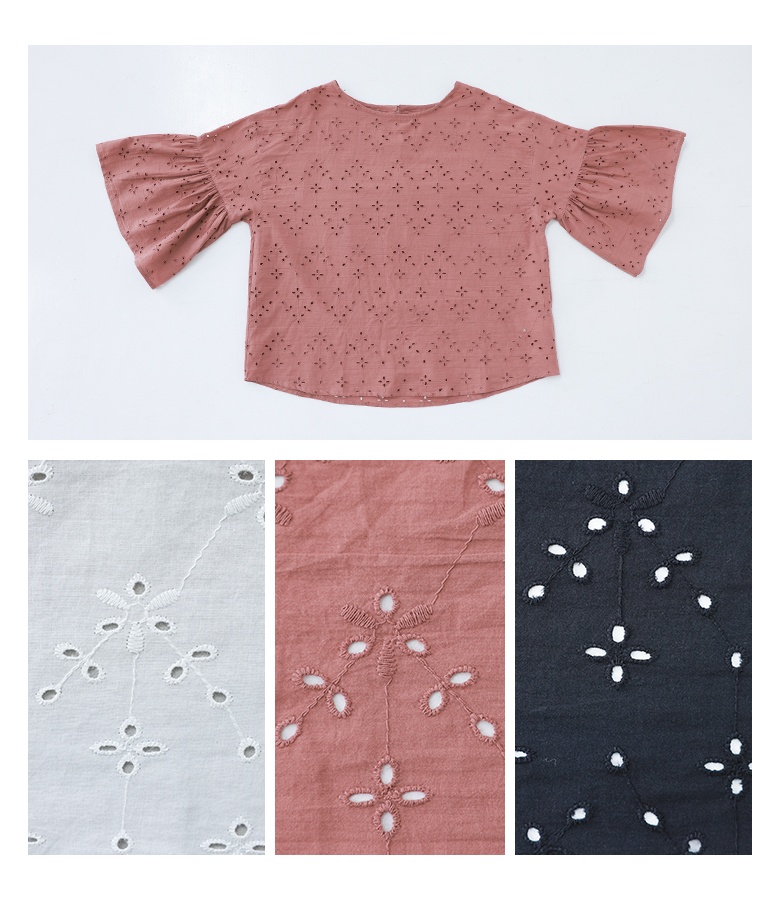 ✴︎美品✴︎ OHGA 22SS 4WAY刺繍ブラウス 未使用 OHGA オーガ 4way刺繍ブラウス