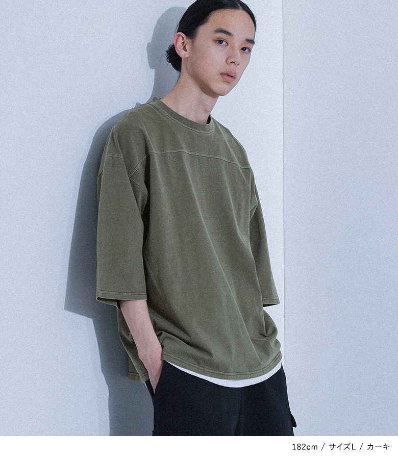 カジュアルルーズシャツ カラバリエーション豊富 カラーシャツ トップス Tシャツ シャツ プルオーバー 袖あり 半袖 5分袖 五分袖 Uネック ラウンドネック スリム ユニセックス』オープンカラールーズシャツ(5分袖)[AA45-13S103