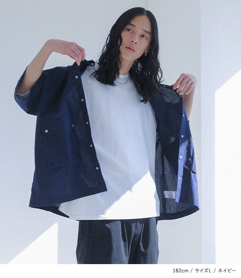 osharewalker（オシャレウォーカー） シャツ メンズ 半袖 春 夏 秋 40