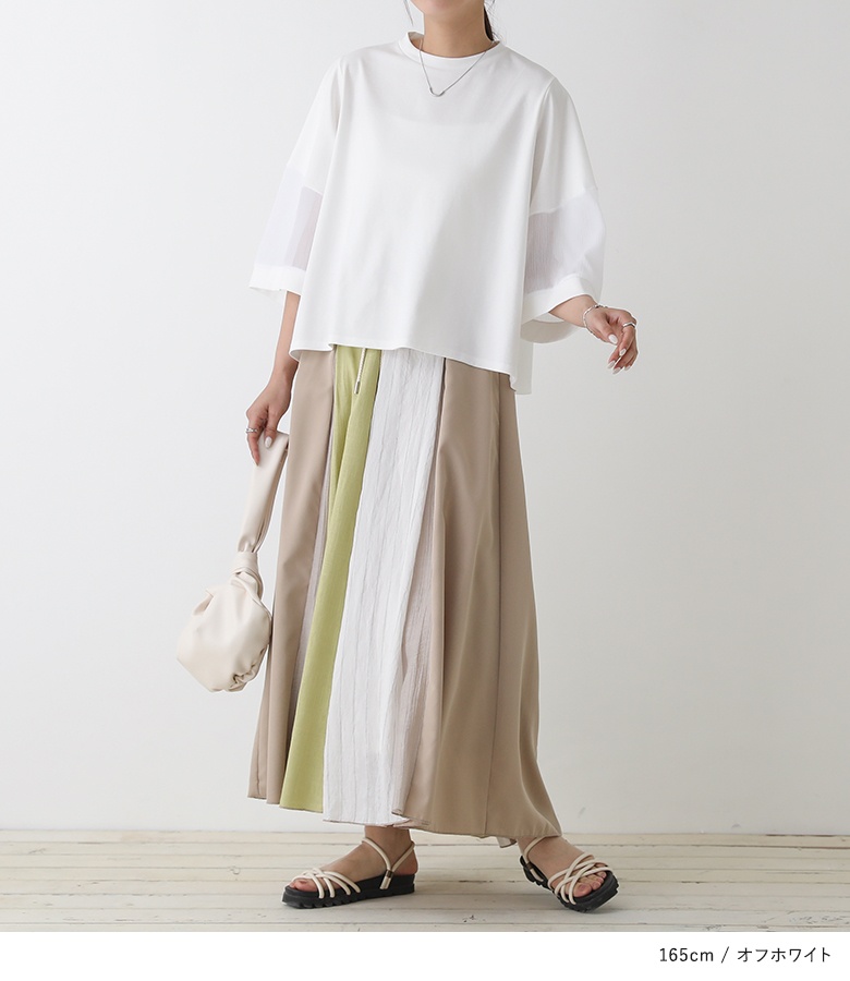 Tシャツ レディース トップス カットソー 七...の詳細画像2