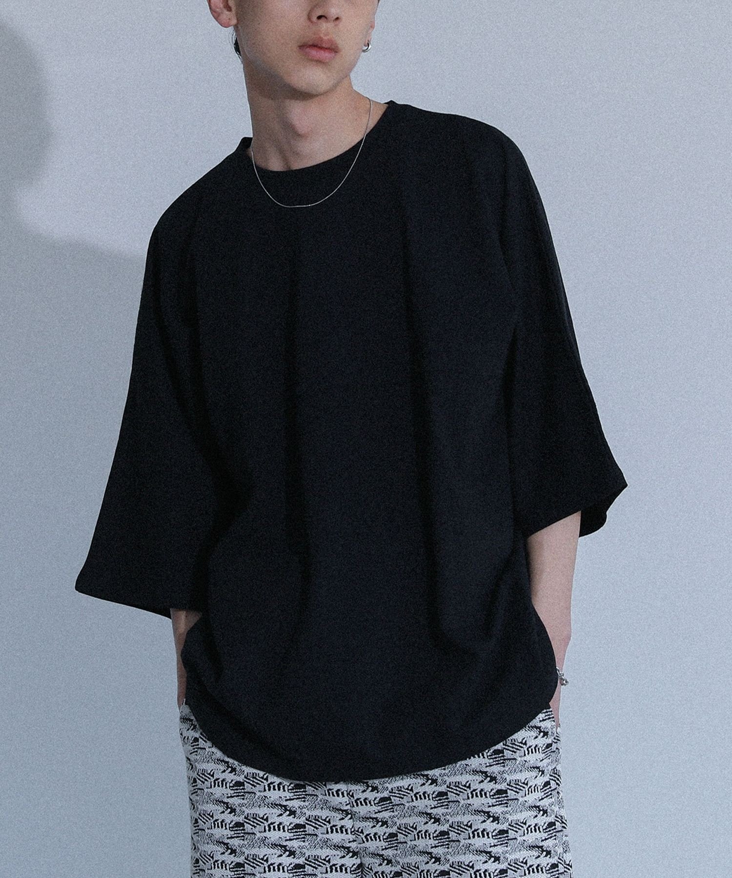 osharewalker（オシャレウォーカー） Tシャツ メンズ 春 夏 秋 黒