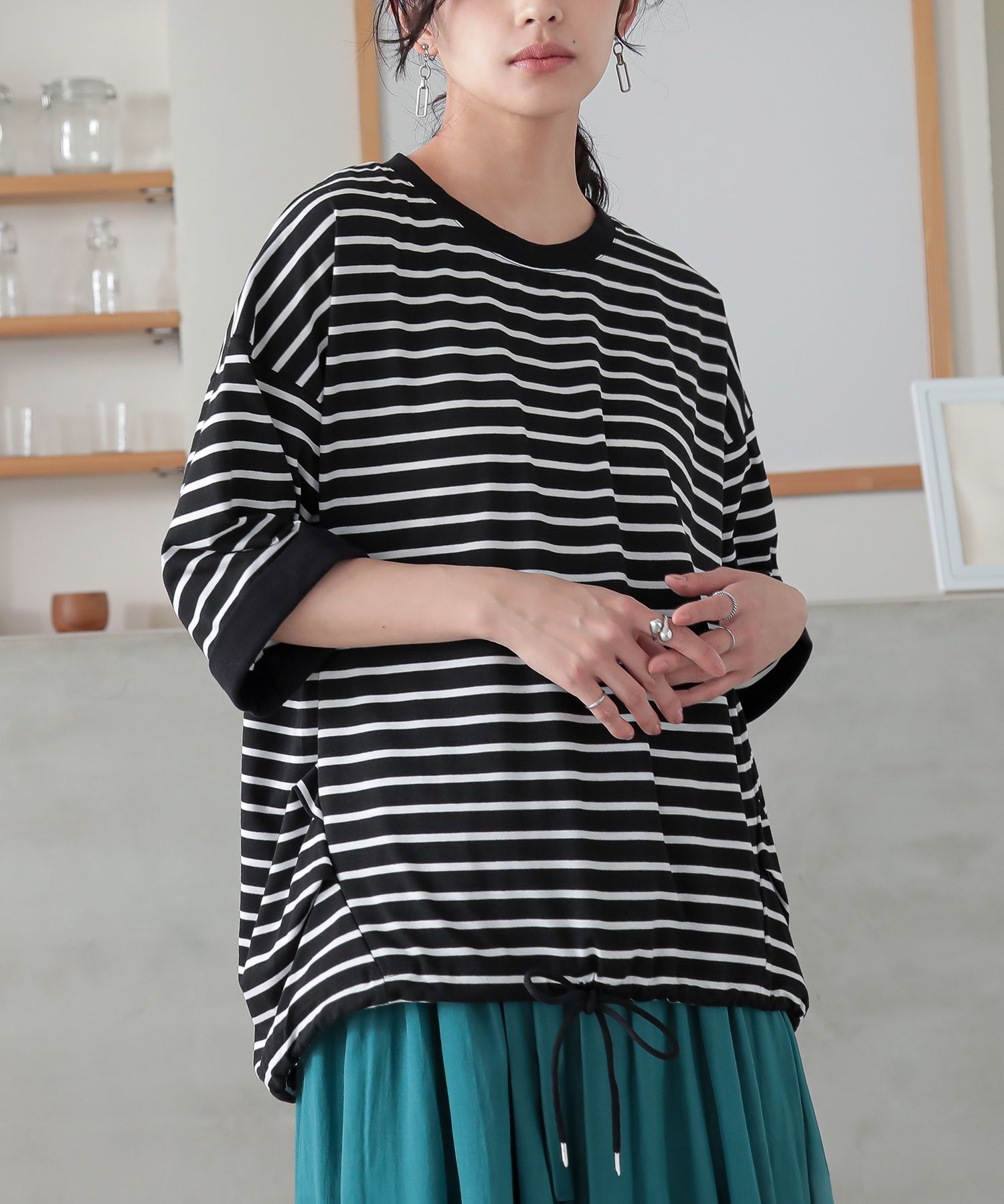 osharewalker（オシャレウォーカー） Tシャツ 半袖 レディース 春 夏