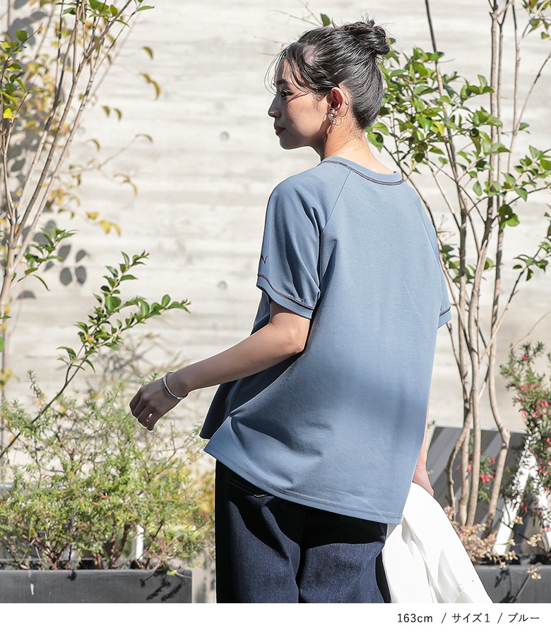 osharewalker カットソー レディース トップス 半袖 汗じみ防止