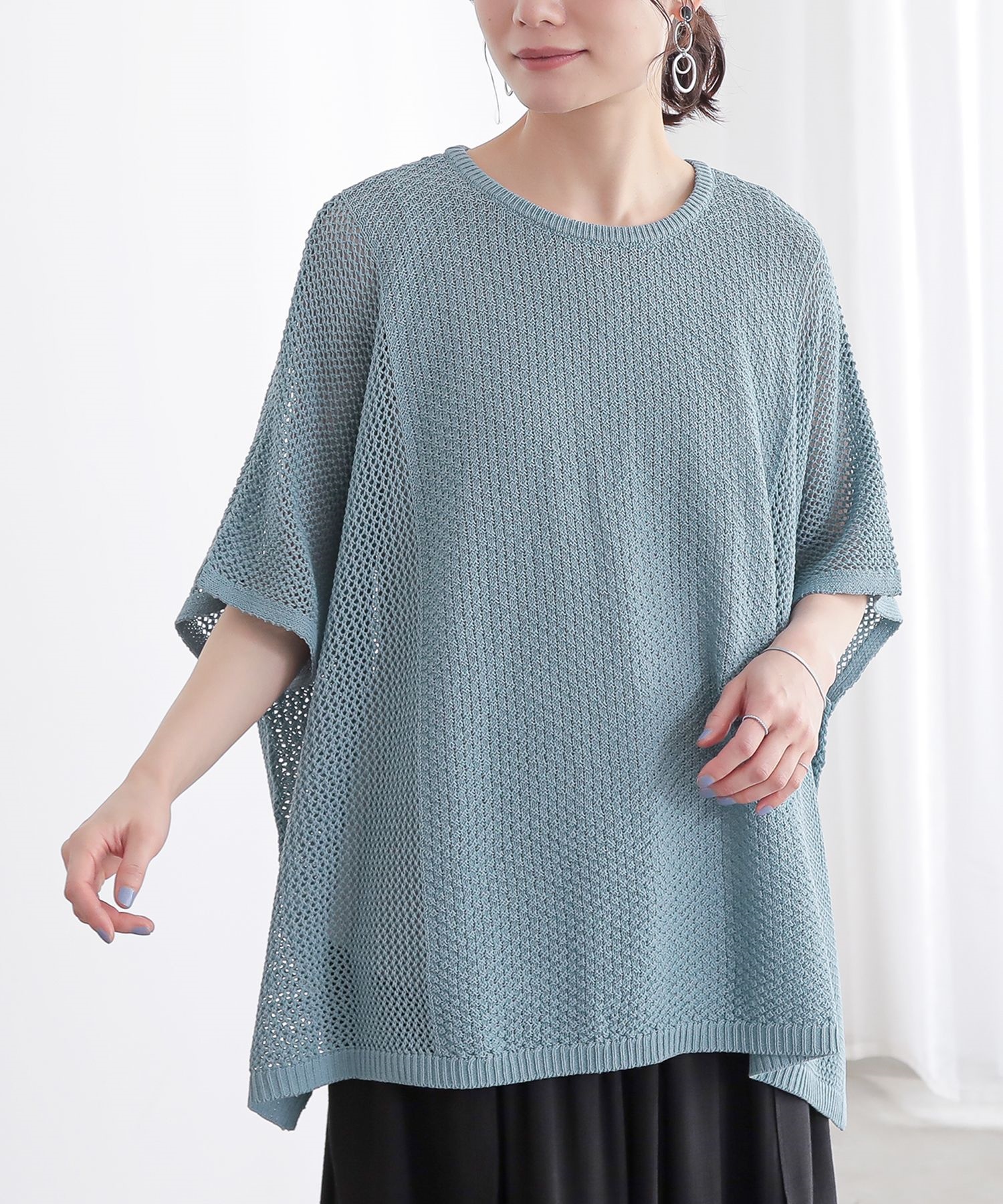 osharewalker 【感謝価格】ニット レディース トップス 半袖