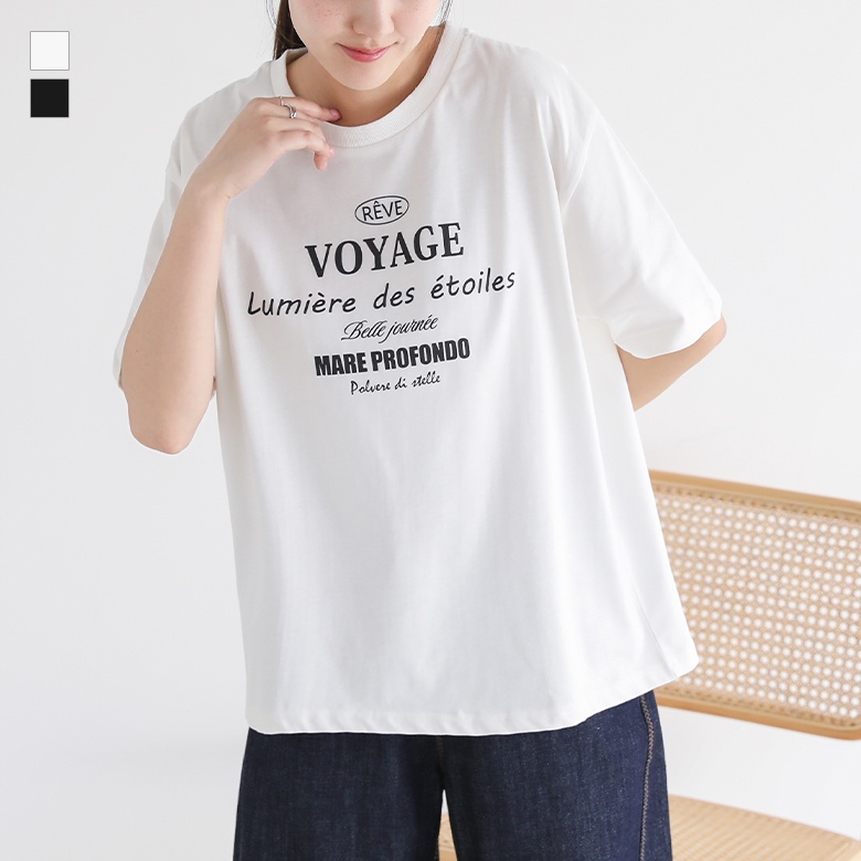 osharewalker（オシャレウォーカー） Tシャツ レディース 夏 白 黒 M