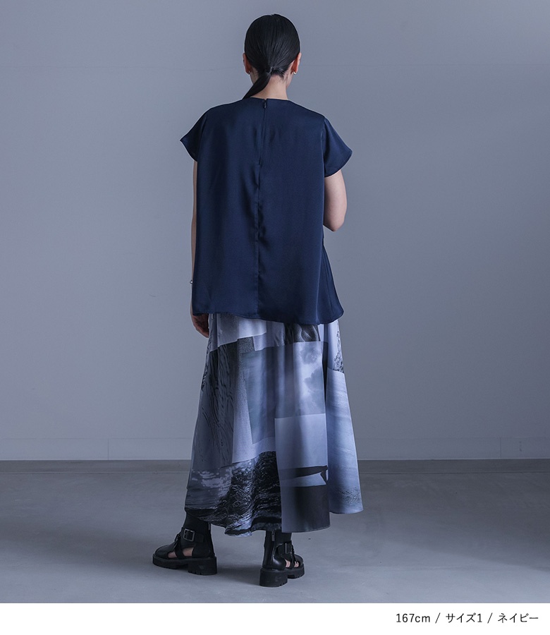 osharewalker ブラウス レディース トップス 半袖 プルオーバー