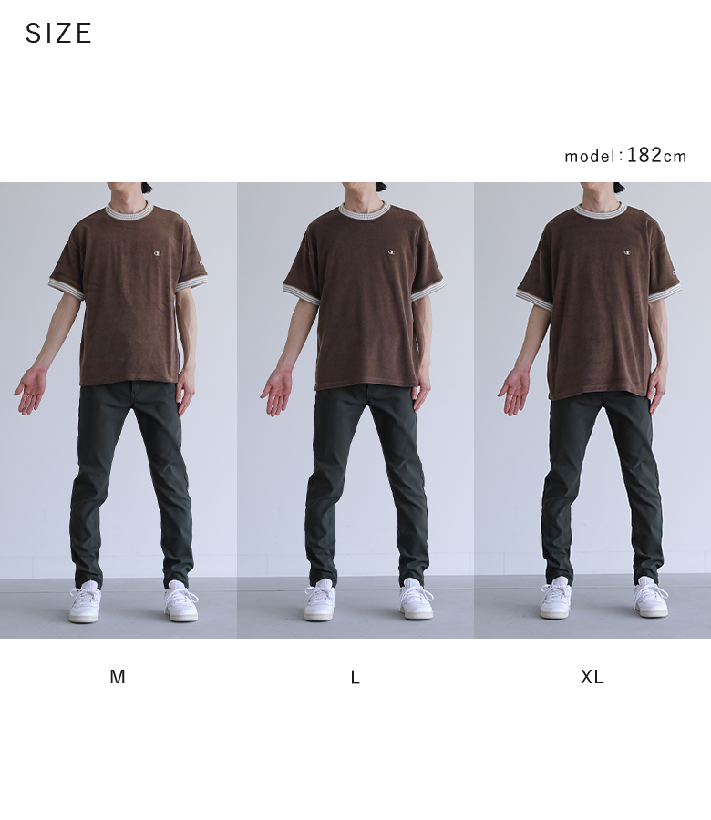 Tシャツ メンズ トップス 半袖 五分袖 パイル生地 コットン混 セットアップ対応 配色リブ カジュアル シンプル ストリート 春 夏「メール便不可」「30」 | osharewalker | 21