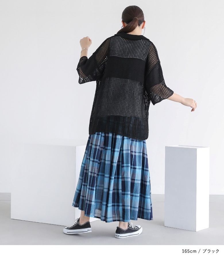 ella_selectshop　ニットトップス かわいい～！」 FRONT COLOR DUAL | SLY ZIP |SHEL ) (ニット