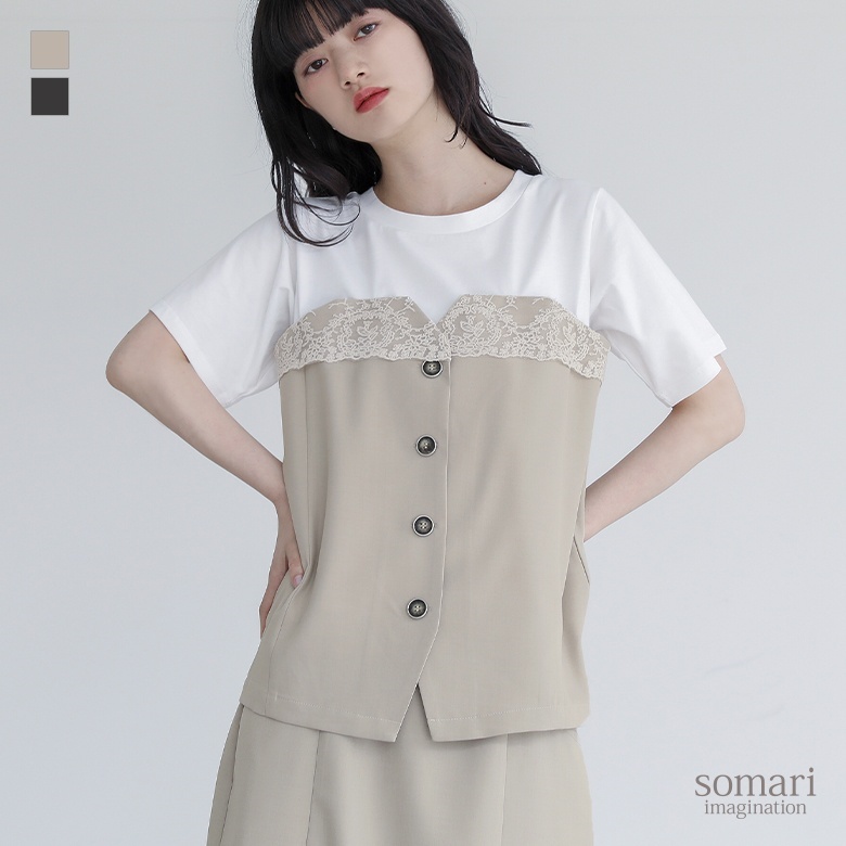 osharewalker カットソー トップス Tシャツ 半袖 レディース