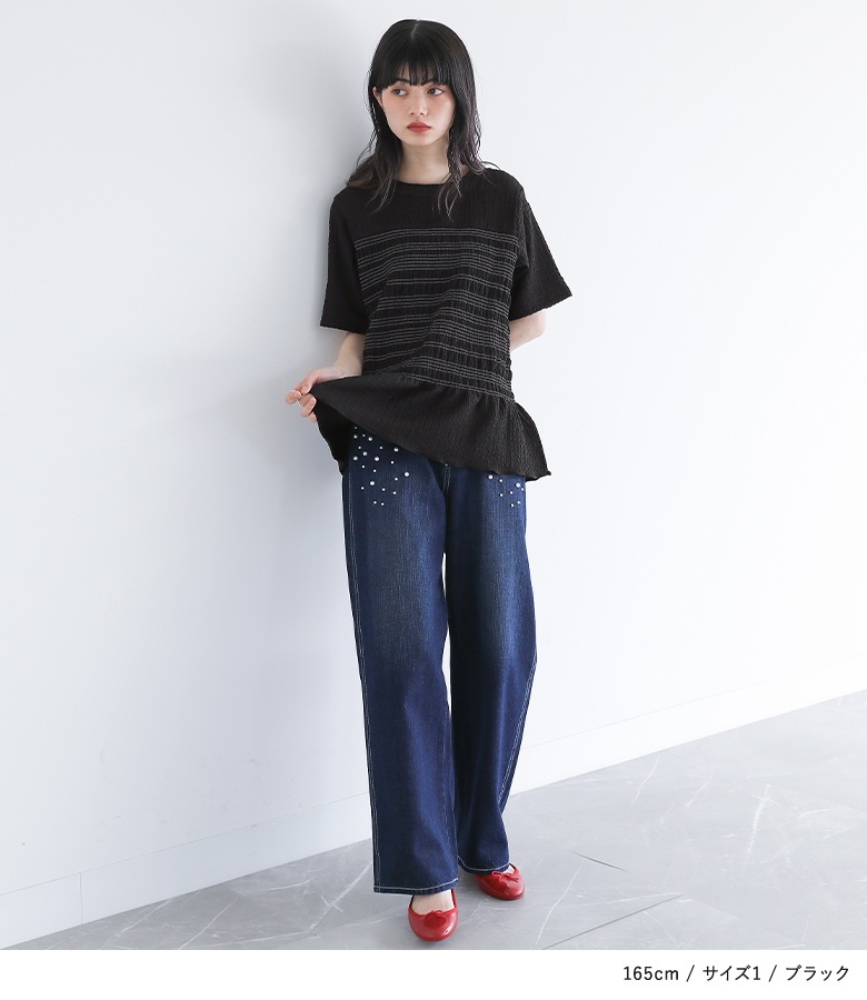 カットソー レディース トップス 半袖 Tシャツ クルーネック プルオーバー 春 夏 「メール便可」「10」 | osharewalker | 09