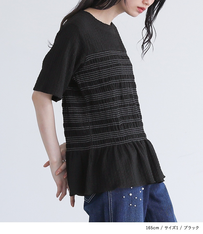 カットソー レディース トップス 半袖 Tシャツ クルーネック プルオーバー 春 夏 「メール便可」「10」 | osharewalker | 10