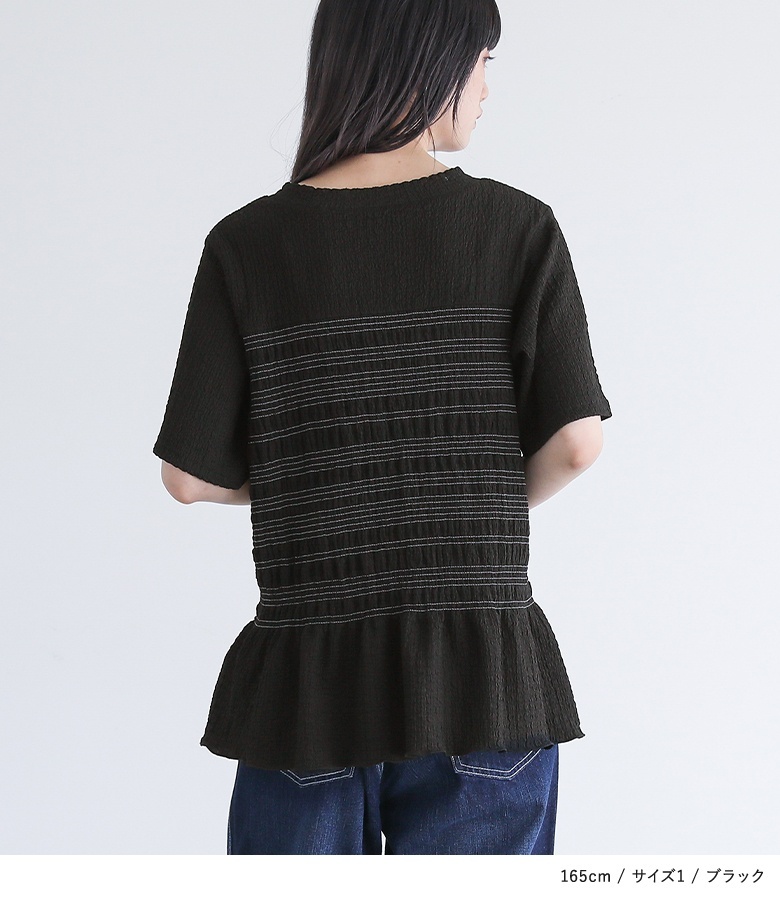 カットソー レディース トップス 半袖 Tシャツ クルーネック プルオーバー 春 夏 「メール便可」「10」 | osharewalker | 11