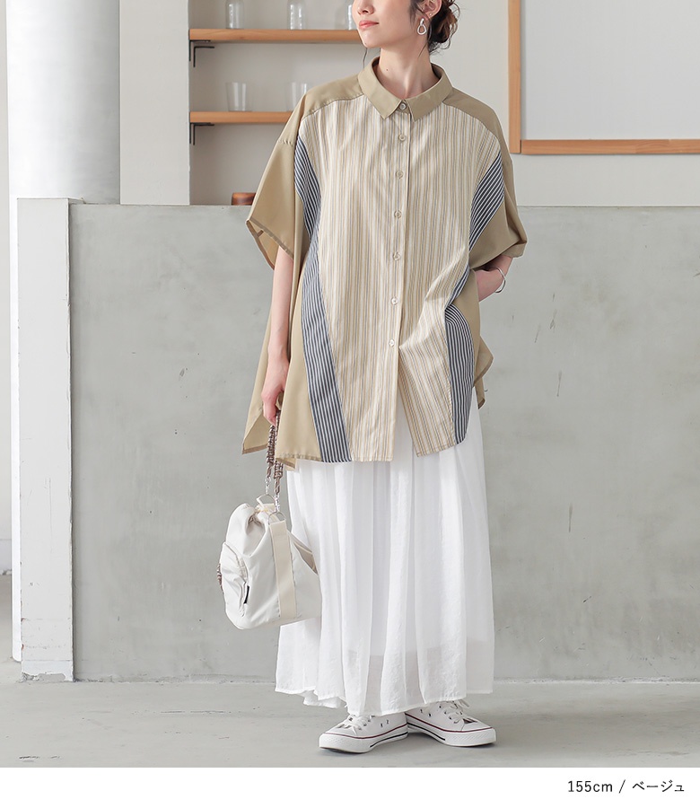 osharewalker（オシャレウォーカー） シャツ 半袖 レディース 春 夏