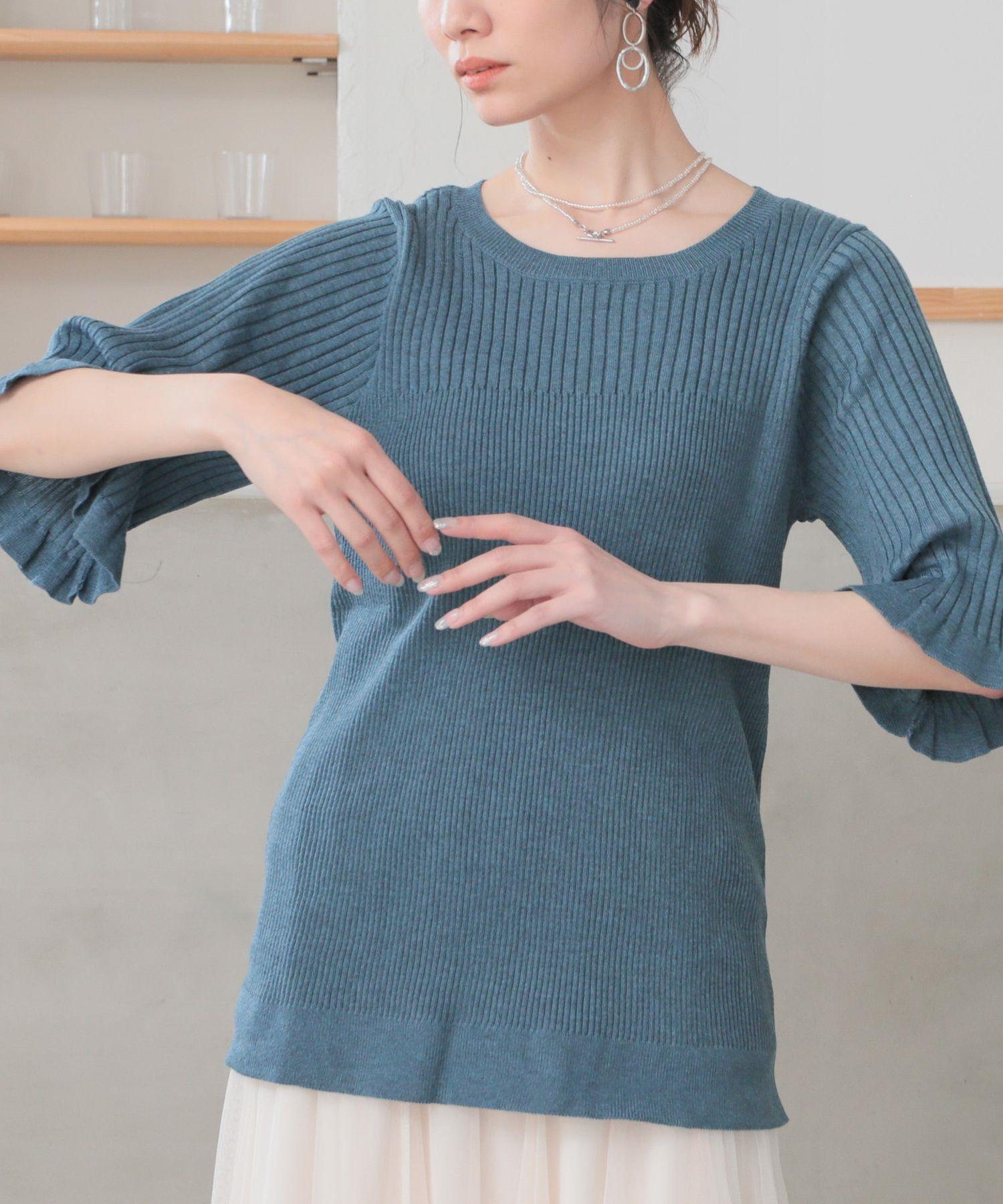 osharewalker（オシャレウォーカー） ニット 半袖 レディース 春 夏 秋