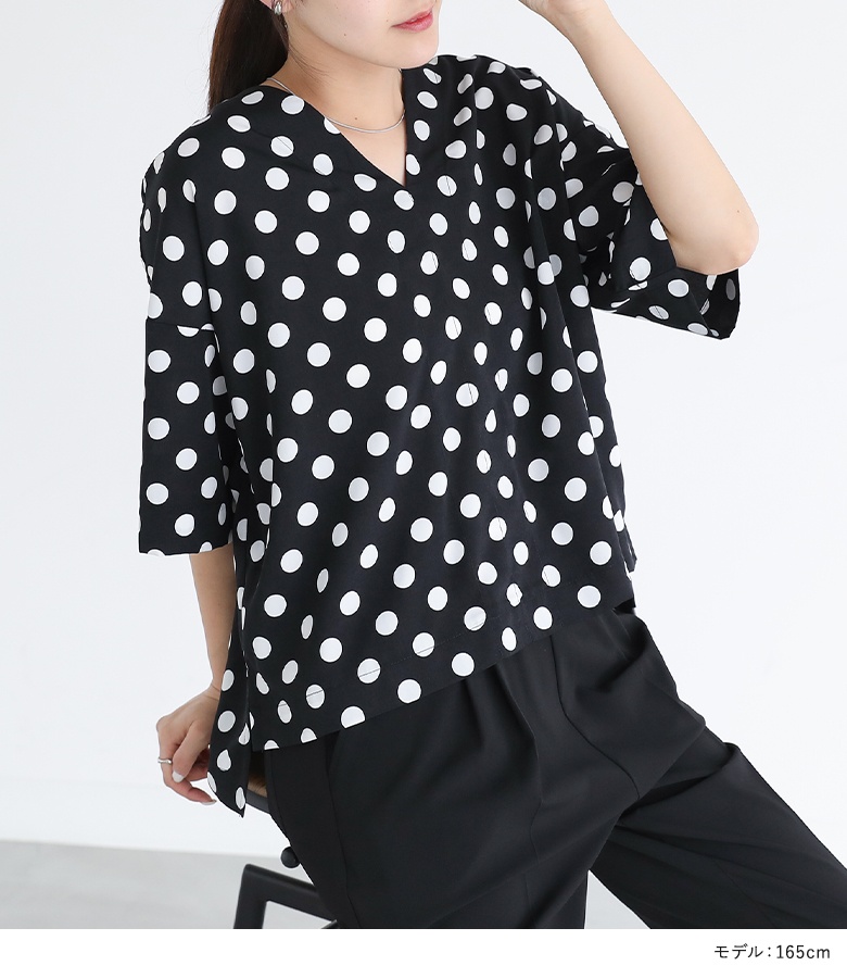 JUNYA WATANABE 2004ss 水玉模様 半袖トップス osharewalker（オシャレウォーカー） シャツ レディース トップス 半袖