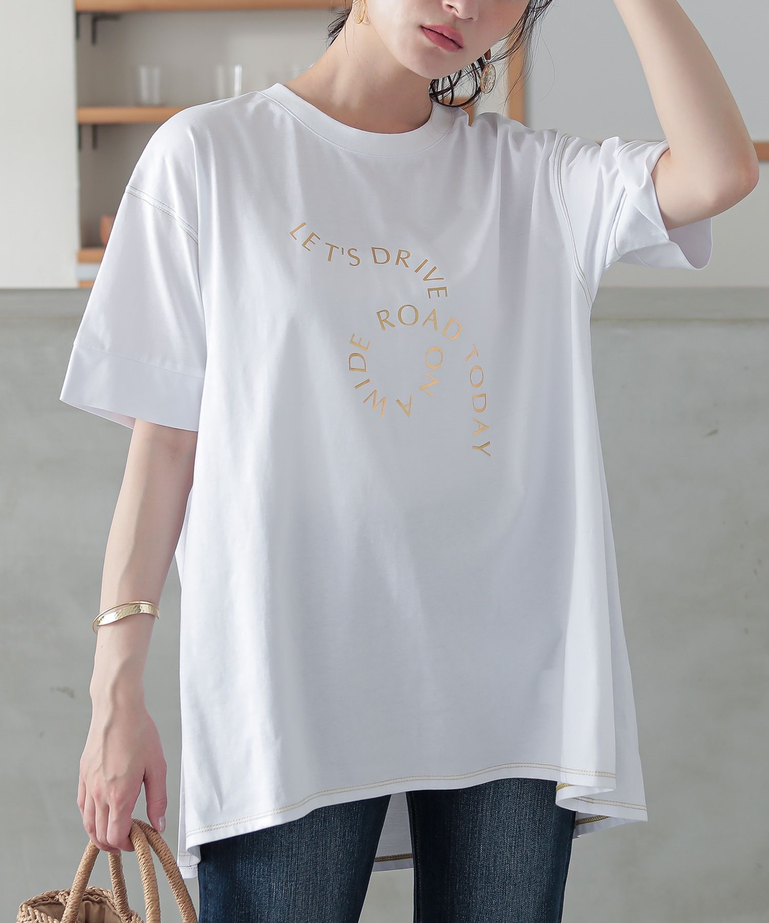 osharewalker（オシャレウォーカー） Tシャツ レディース トップス