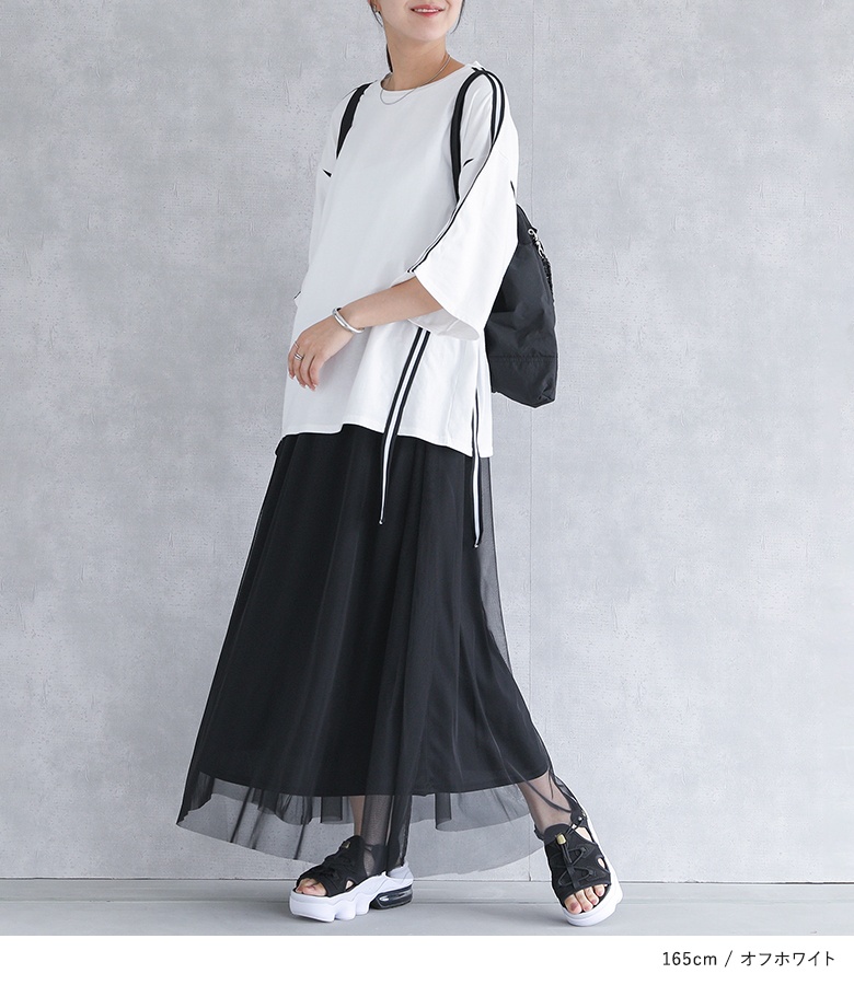 Tシャツ レディース 春 夏 秋 40代 50...の詳細画像2