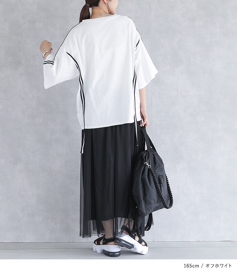 Tシャツ レディース 春 夏 秋 40代 50...の詳細画像5