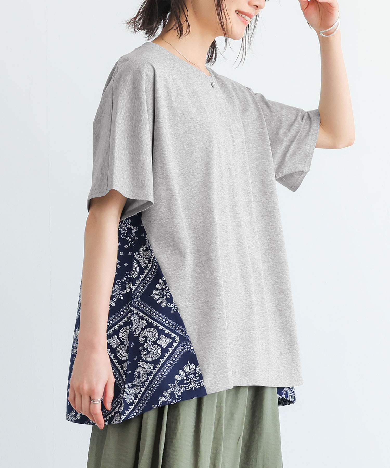 osharewalker（オシャレウォーカー） カットソー 半袖 接触冷感