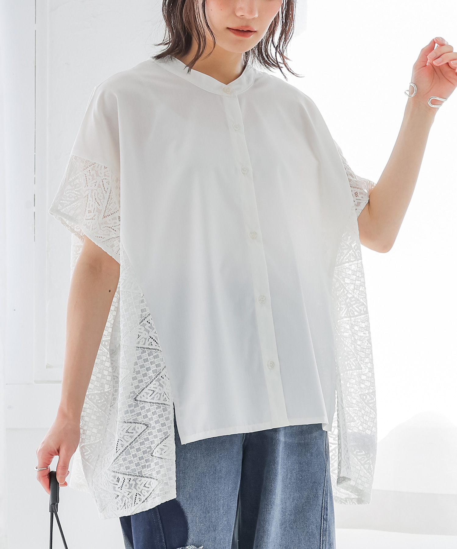 osharewalker（オシャレウォーカー） ブラウス 半袖 レディース 夏 春