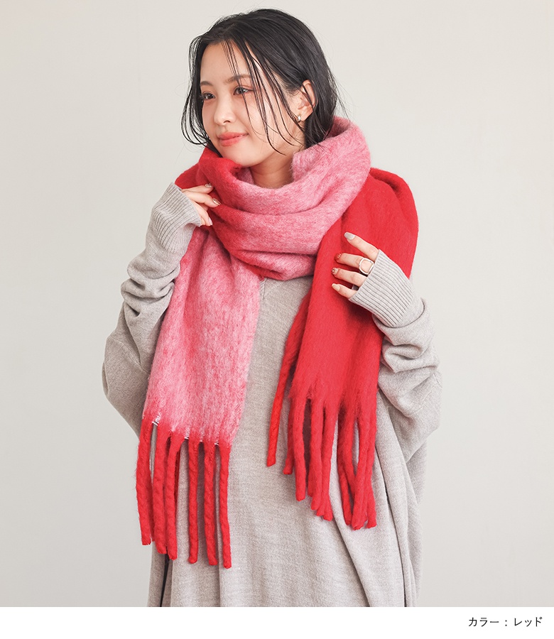 マフラー レディース アクセサリー ファッショ...の詳細画像5