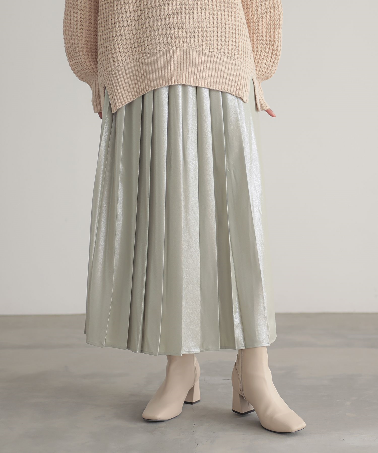 専用✨PLEATS PLEASE プリーツ　マキシ丈　スカート　格子柄 osharewalker スカート レディース ボトムス ロングスカート