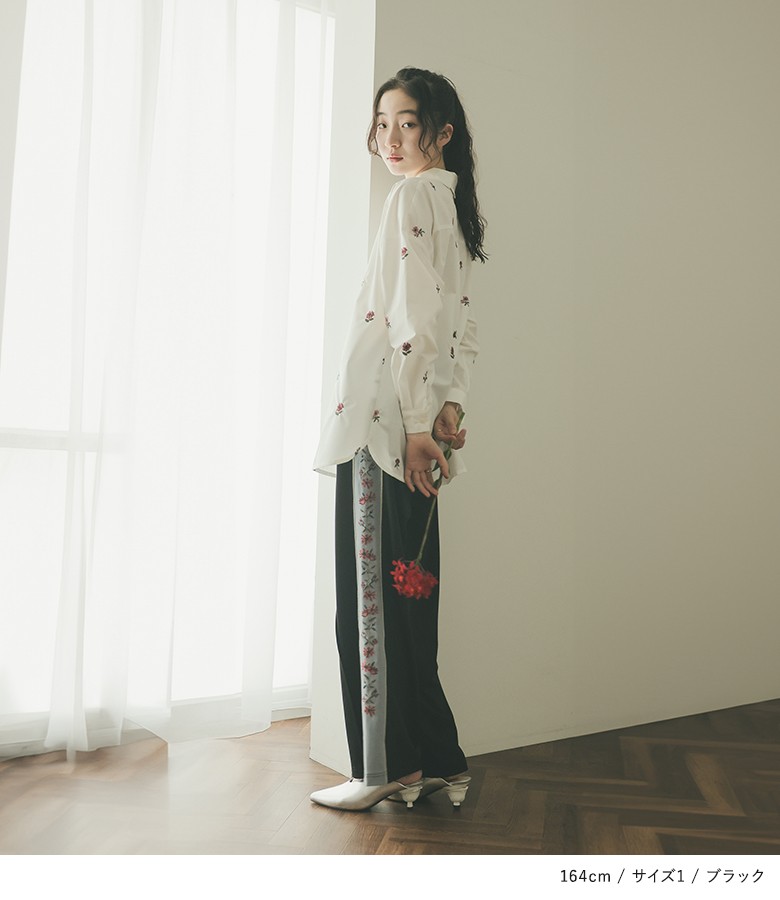 【ポポ】　GLIMCLAP フラワー 総柄ジャージパンツ　M　美品! 楽天市場】【GLIMCLAP(グリムクラップ)】Jersey fabric pants