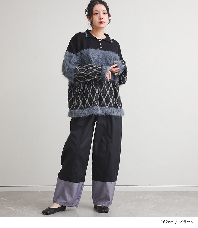 osharewalker（オシャレウォーカー） バレルパンツ レディース