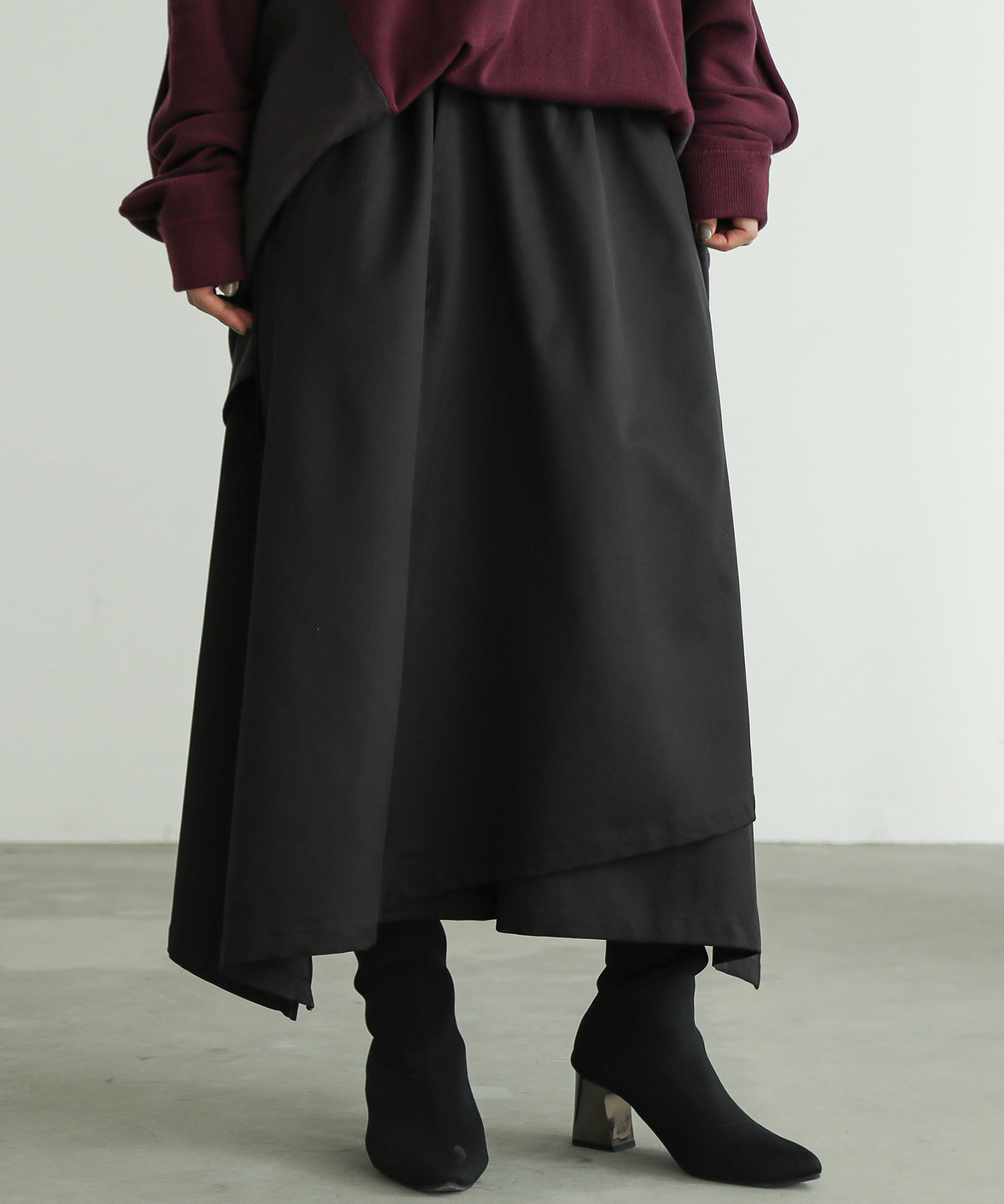 osharewalker（オシャレウォーカー） ガウチョパンツ ミモレ丈