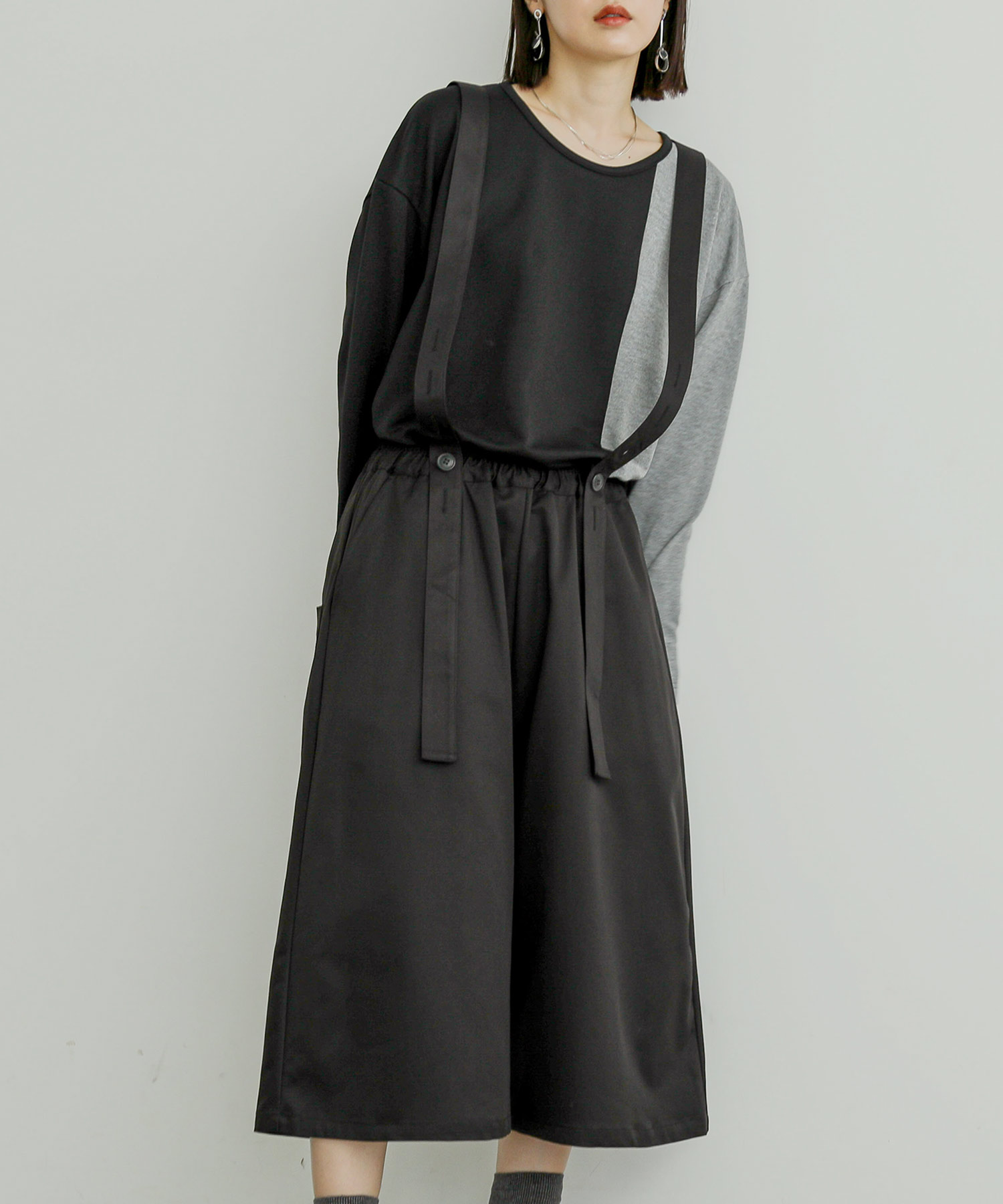 osharewalker（オシャレウォーカー） サルエルパンツ クロップド丈