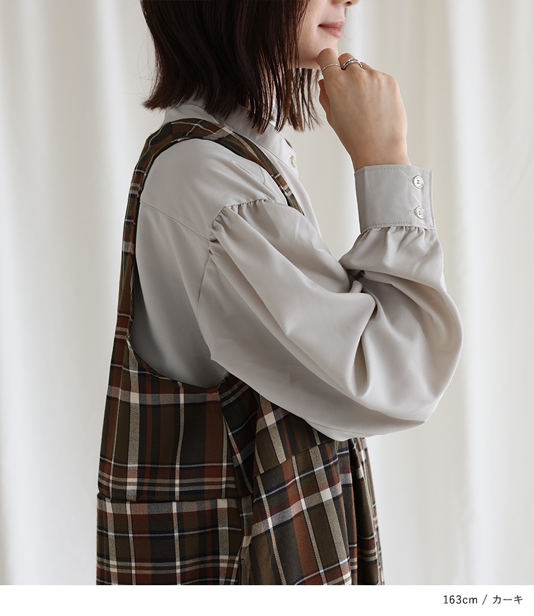 osharewalker ロングワンピース ノースリーブ レディース