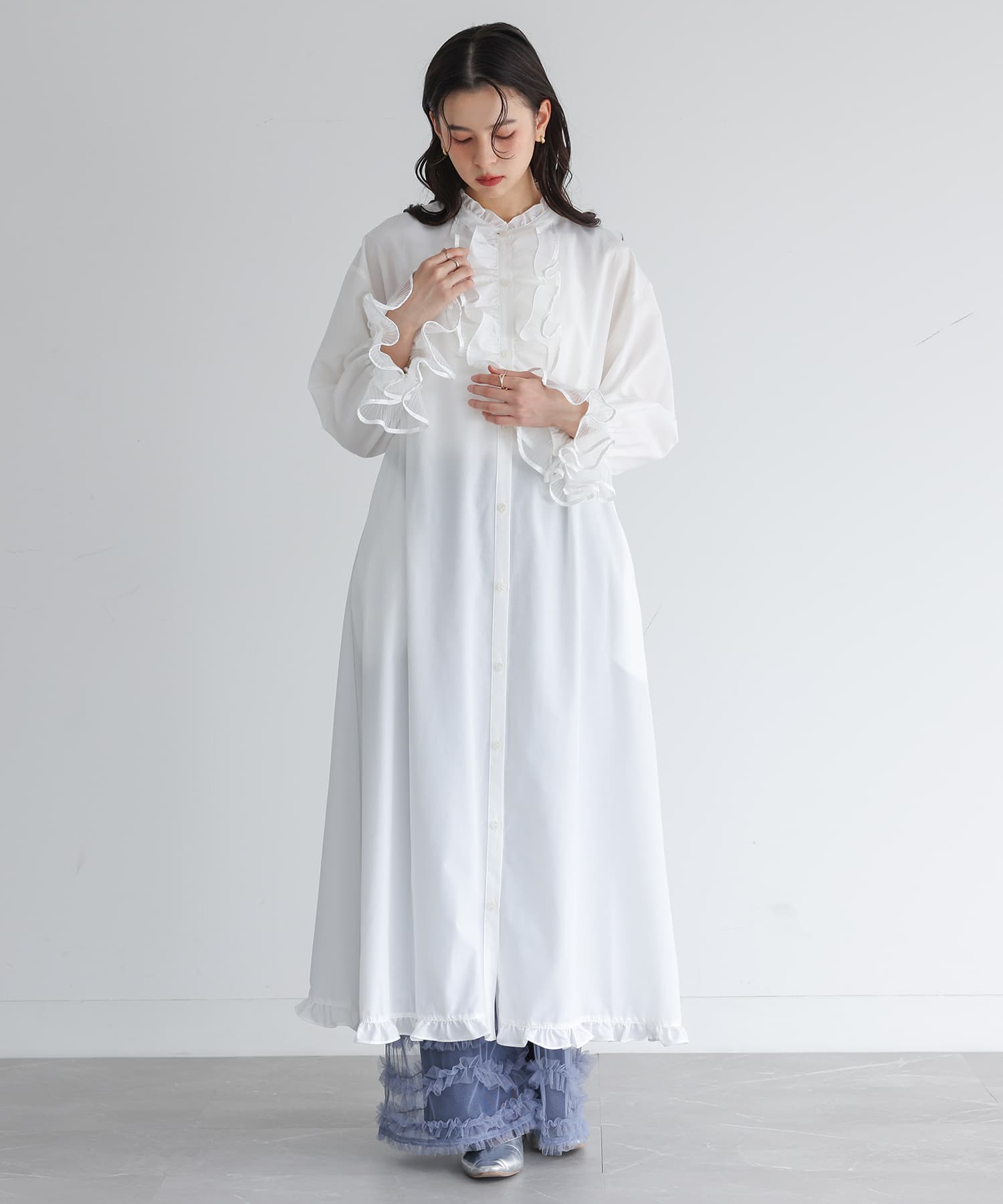 osharewalker（オシャレウォーカー） シャツワンピース ロング